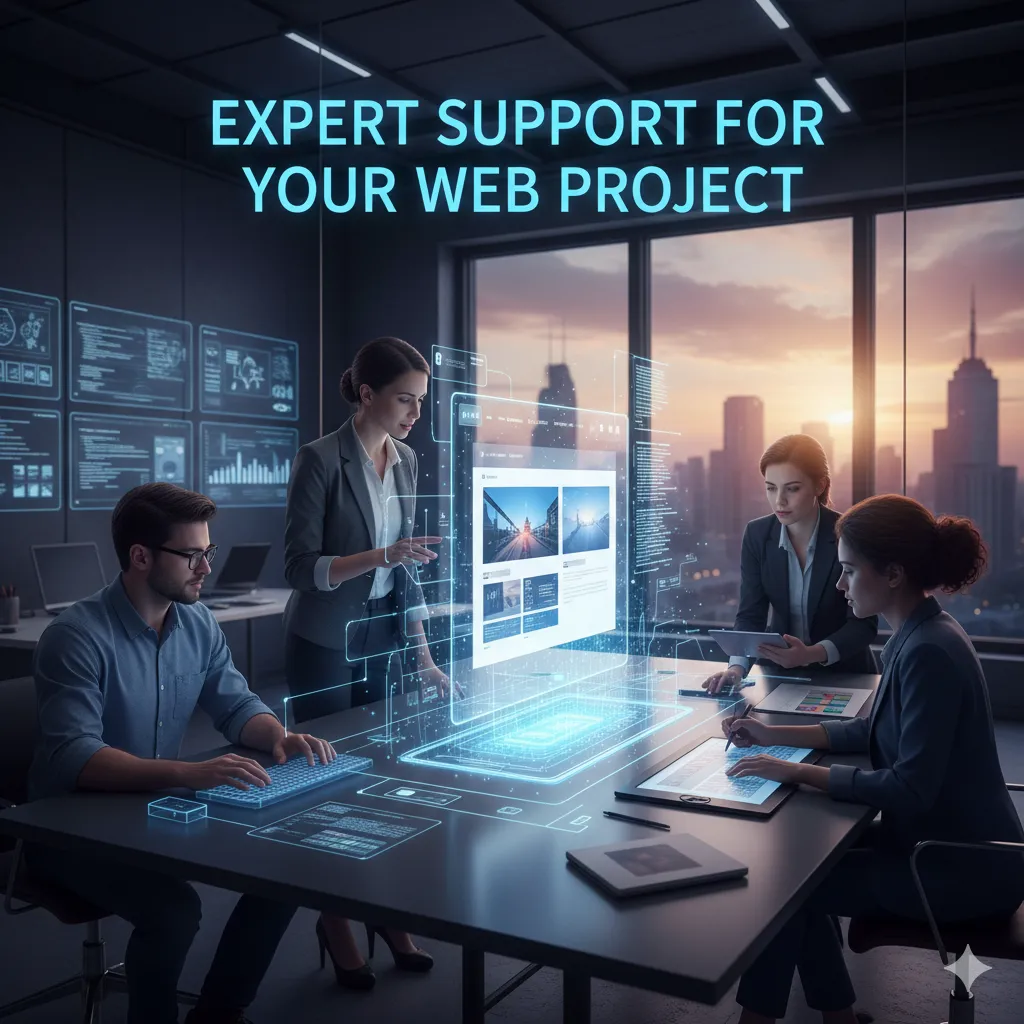 Get expert support for your website project