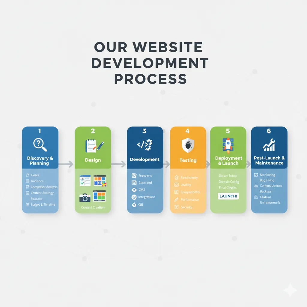 Our website development process